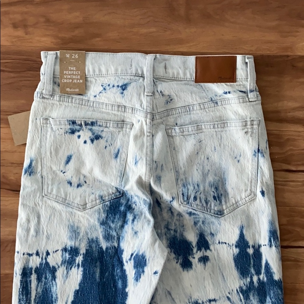 💖HP 8/21💖 Madewell The Perfect  Jean Tie-Dye - Picture 3 of 8